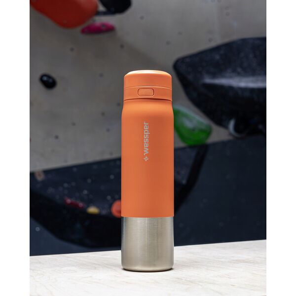 Butelka filtrująca Wessper B2 STAINLESS STEEL Actitex™ 1000ml Orange (WES276-1000-OR_K)