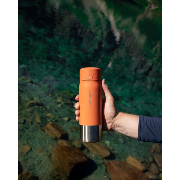 Butelka filtrująca Wessper B2 STAINLESS STEEL Actitex™ 1000ml Orange (WES276-1000-OR_K)