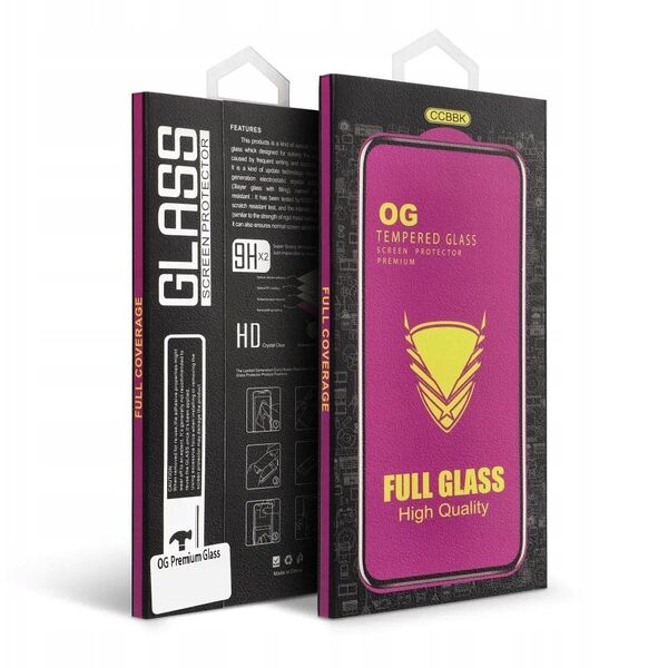 Szkło Hartowane OG 6D Premium Glass - do Iphone 17 Air czarny