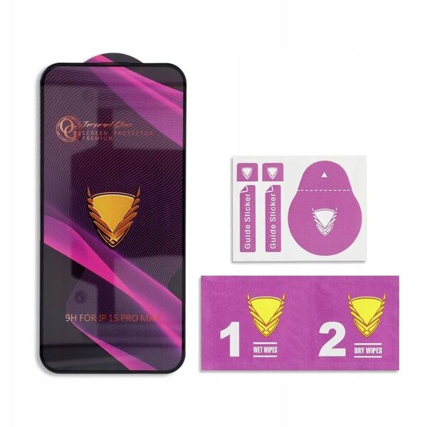 Szkło Hartowane OG 6D Premium Glass - do Iphone 17 Air czarny