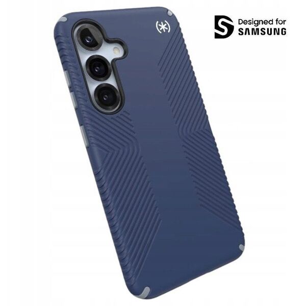 Speck Presidio2 Grip Magnet for Samsung Galaxy S25 / 24 (Coastal Blue/Dust Gray/White)