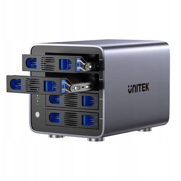 Unitek Obudowa RAID do dysku SATA 2.5''/3.5'' 8 trybów 80TB USB-C