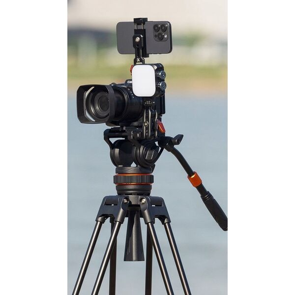 Profesjonalny Statyw Filmowy do Filmowania VIDEO Głowica Olejowa K&F 192cm / KF09.147