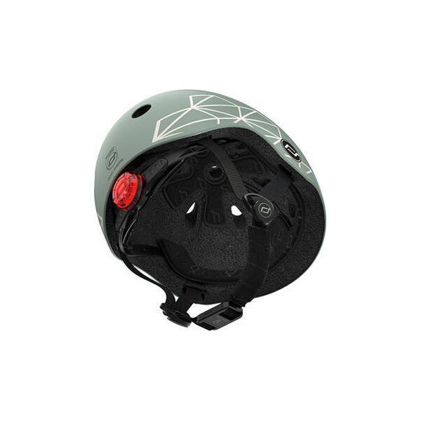 Scoot and Ride Kask dla dzieci 1-5 lat rozm. XXS-S, kolor: Green Lines
