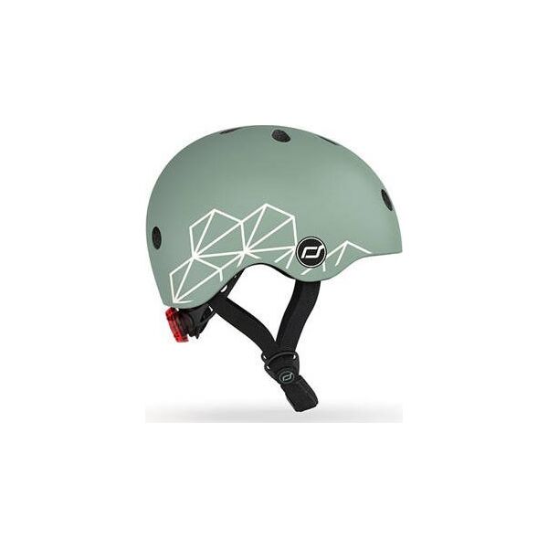 Scoot and Ride Kask dla dzieci 1-5 lat rozm. XXS-S, kolor: Green Lines