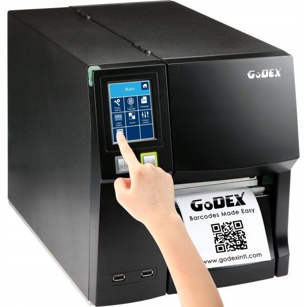 Drukarka etykiet Godex ZX1300i+ 300dpi/termotransfer/USB/3x USBHost/RS232/Ethernet/LCD