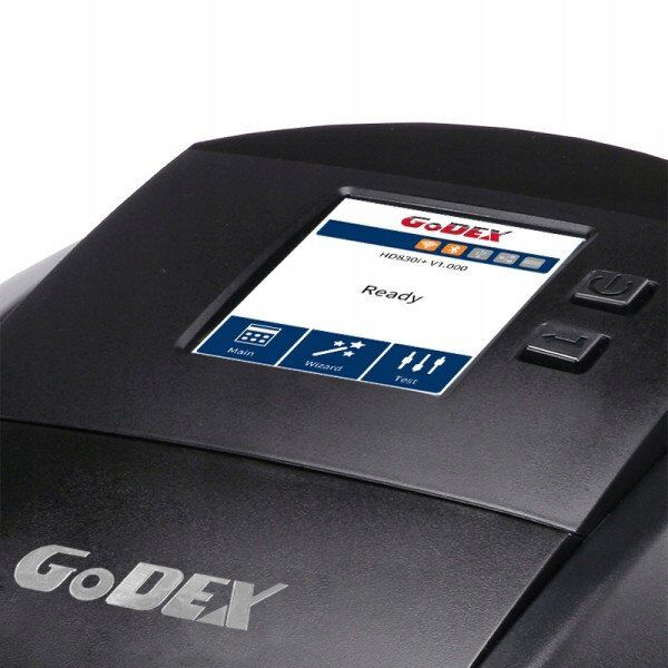 Drukarka etykiet Godex RT863i PRO 4"/600dpi/termotransfer/USB/USB Host x2/RS232/Ethernet/LCD