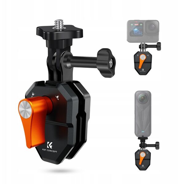 Uchwyt Klips Mocowanie Zacisk Na Szybę Owiewkę Motor Skuter Do Gopro 1/4"" / Kf31.169