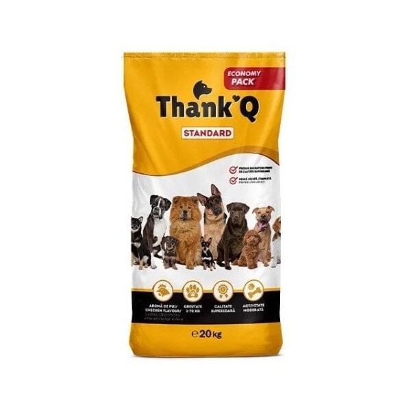 THANK'Q STANDARD smak kurczak karma dla psa 20kg