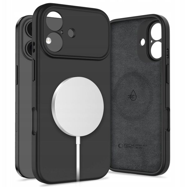 Etui Tech-Protect Silicone MagSafe do Apple iPhone 17 Black