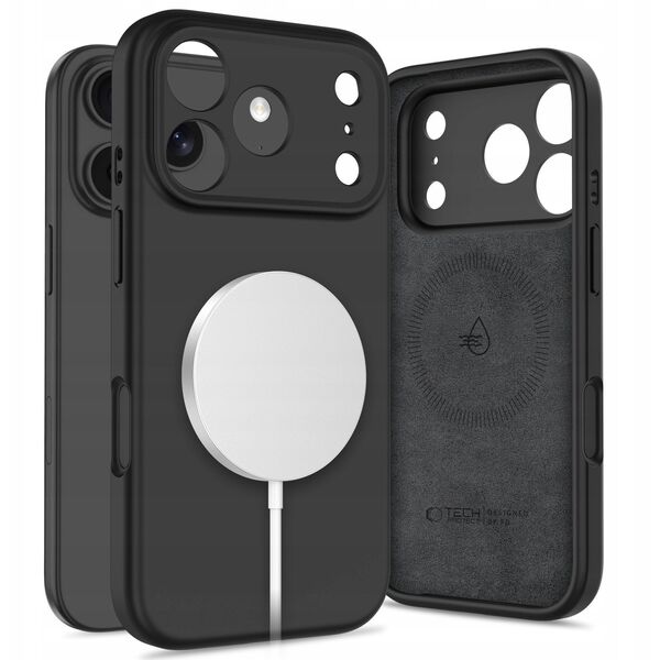 Etui Tech-Protect Silicone MagSafe do Apple iPhone 17 Pro Black