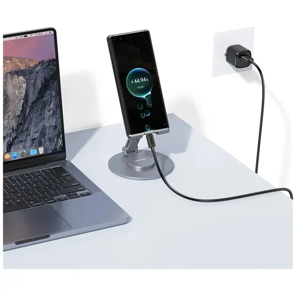 Kabel USAMS KY Series US-SJ693 3A USB-C  do USB-A 2m biały