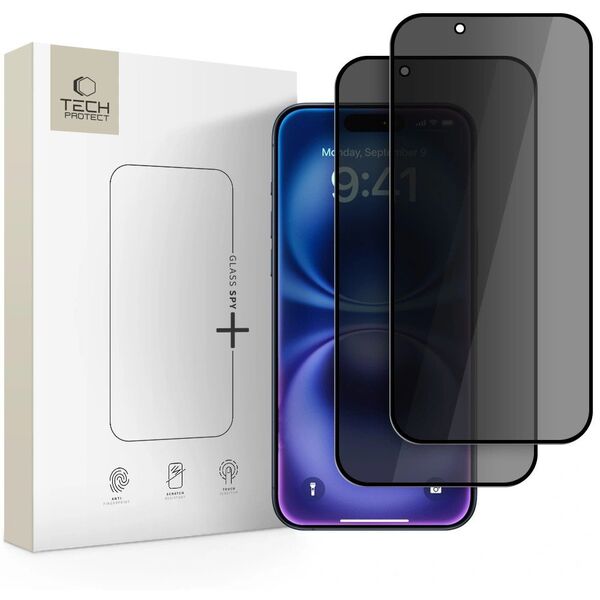 Szkło prywatyzujące Tech-Protect Glass Spy+ 2-pack na iPhone 17 Air