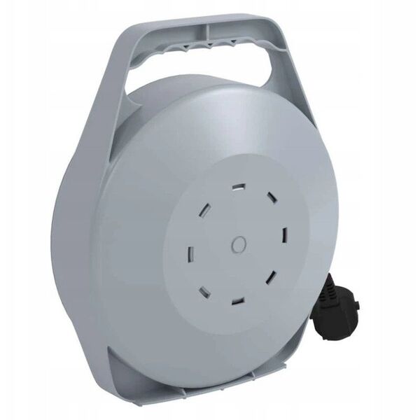 Przedłużacz bębnowy Emos P19410N 10m 4 gnizda PVC 230V 10A 1mm2 IP20 czerwony/czarny