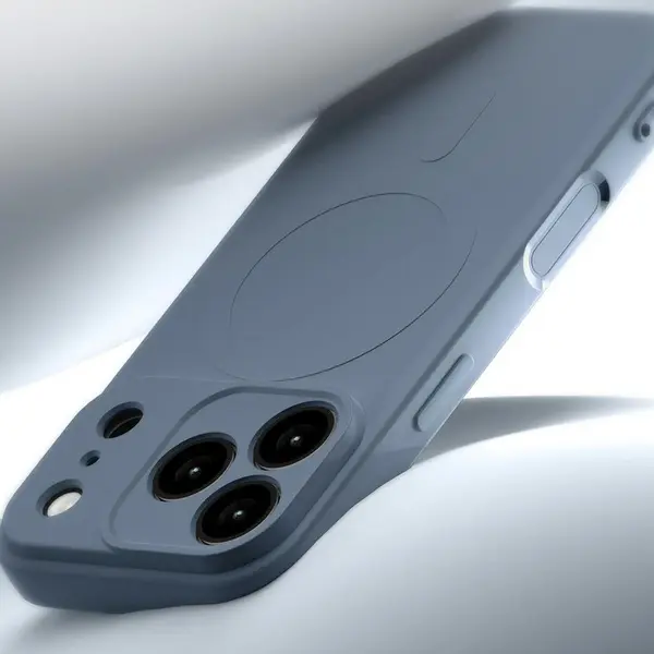 Etui Mercury Semi-Silicone MagSafe do iPhone 17 Pro niebieski