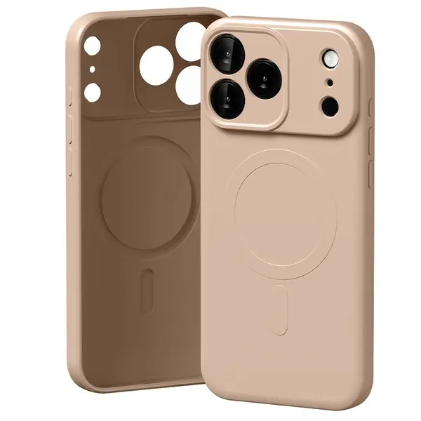 Etui Mercury Semi-Silicone MagSafe do iPhone 17 Pro Max różowo-piaskowy
