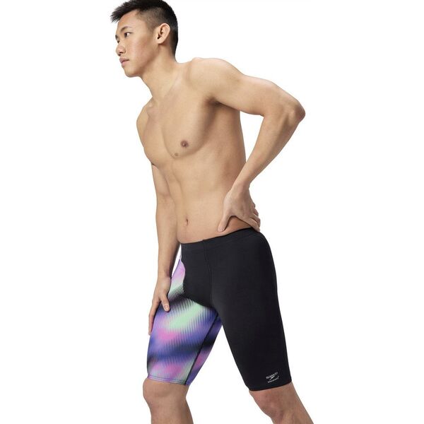 Męskie Bokserki kąpielowe ML ONE-LEG PRINTED JAMMER AM