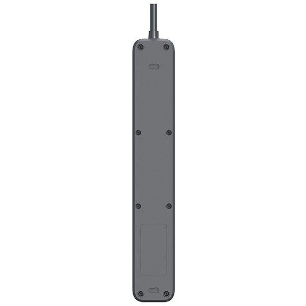 Listwa zasilająca antyprzepięciowa TRACER Power Line+ mobile ready 5 m (4 gniazda + 3x USB A, 5V 2,4A)