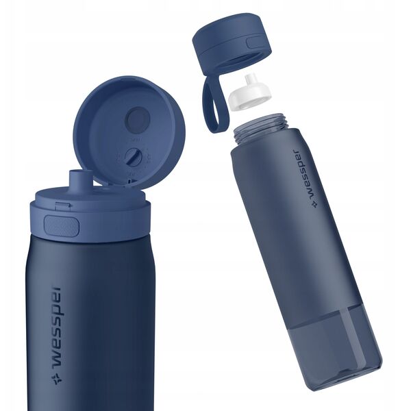 Butelka filtrująca Wessper B2 TRITAN Actitex™ 1000ml Blue (WES273-1000-BL_K)