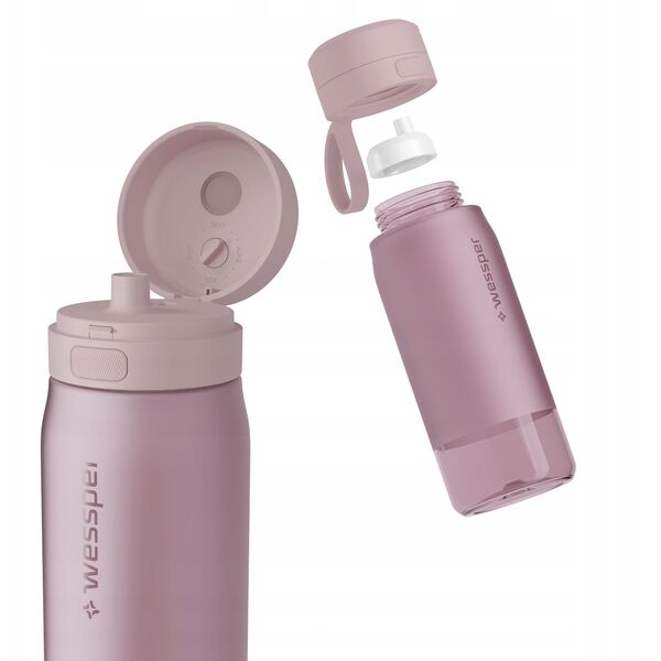 Butelka filtrująca Wessper B2 TRITAN Actitex™ 500ml Pink (WES273-500-PK_K)