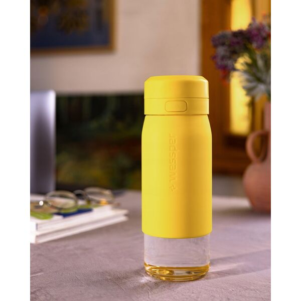 Butelka filtrująca Wessper B2 GLASS Actitex™ 500ml Yellow (WES270-500-YL_K)