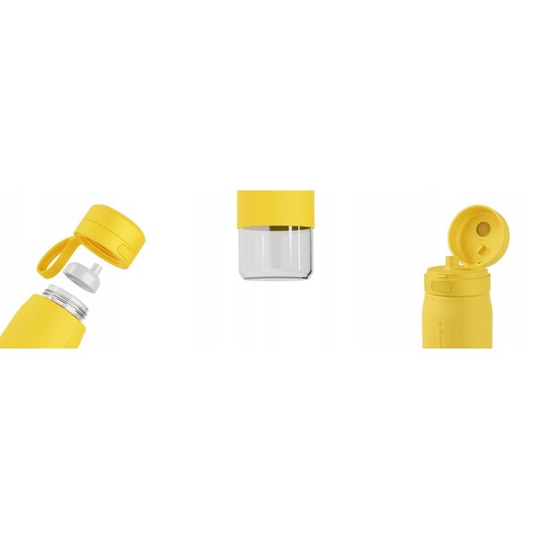 Butelka filtrująca Wessper B2 GLASS Actitex™ 700ml Yellow (WES270-700-YL_K)