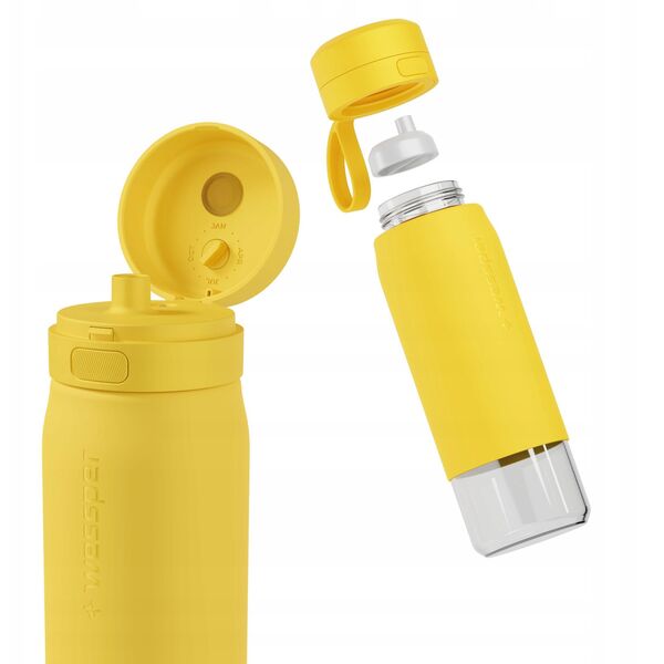 Butelka filtrująca Wessper B2 GLASS Actitex™ 700ml Yellow (WES270-700-YL_K)
