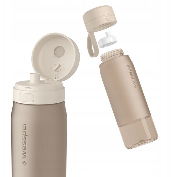 Butelka filtrująca Wessper B2 TRITAN Actitex™ 700ml Beige (WES273-700-BG_K)