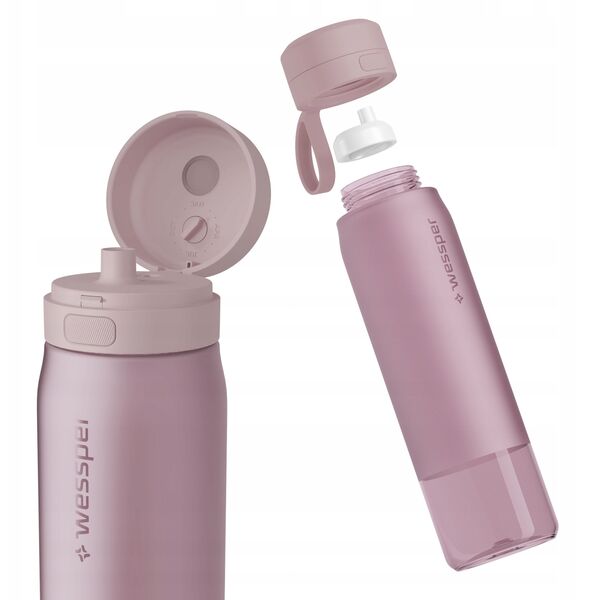 Butelka filtrująca Wessper B2 TRITAN Actitex™ 1000ml Pink (WES273-1000-PK_K)
