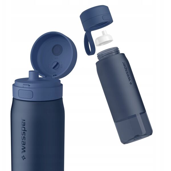 Butelka filtrująca Wessper B2 TRITAN Actitex™ 700ml Blue (WES273-700-BL_K)