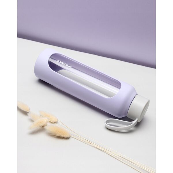 Szklana butelka Wessper B1 Borosilicate 500ml Lavender (WES260-500-VI-NEW)