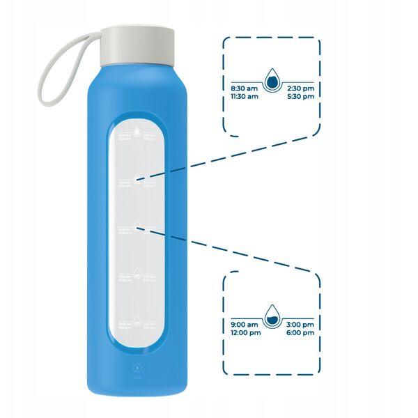 Szklana butelka Wessper B1 Borosilicate 500ml Ocean (WES260-500-OC-NEW)