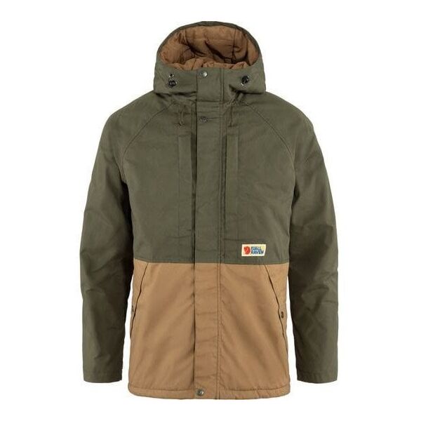 Kurtka ocieplana Fjallraven Vardag Lite Padded Jacket - green/brown