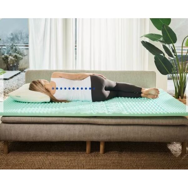 Επίστρωμα στρώματος DORMEO ALOE VERA VITALIS, 4 x 180 x 200 cm, 100% πολυεστέρας