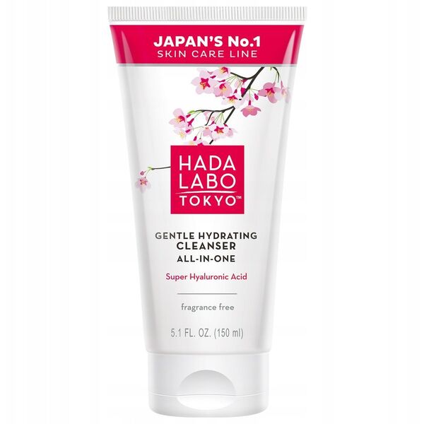 Hada Labo Tokyo, Hada Labo, Hyaluronic Acid, Eliminates Impurities, Cleansing Lotion, Face, 150 ml For Women