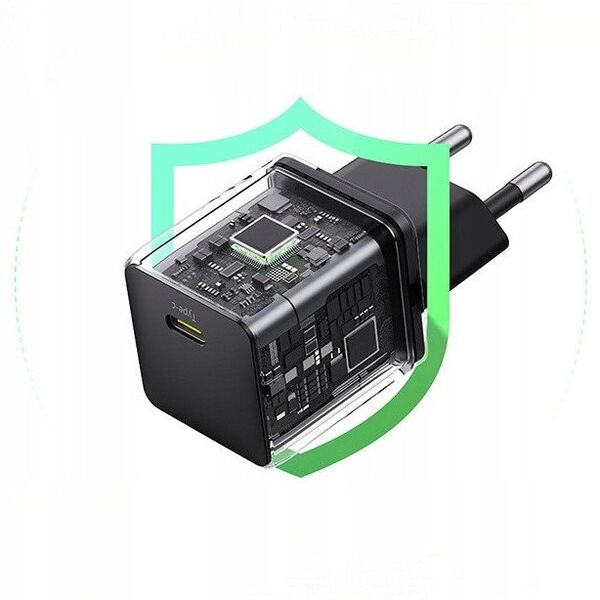 Baseus Palm USB C Ladegerät 30W EU schwarz