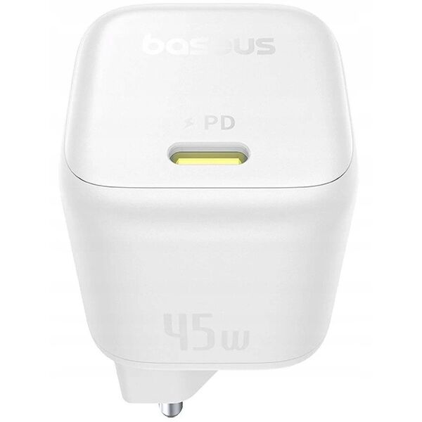 Baseus PicoGo GaN Ladegerät 45W EU Weiß