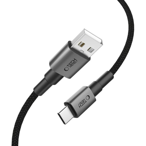 TECH-PROTECT ULTRABOOST DNA TYPE-C CABLE 15W/3A 25CM IRON GREY