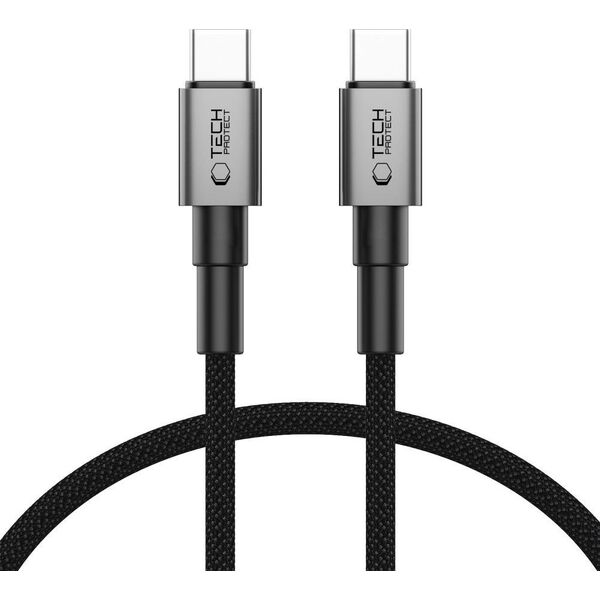 TECH-PROTECT ULTRABOOST DNA TYPE-C CABLE PD60W/3A 25CM IRON GREY