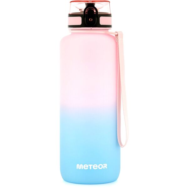 Bidon sportowy Meteor 1500 ml różowy/niebieski