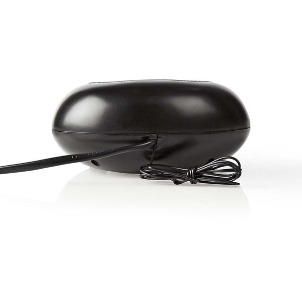 Radiobudzik Nedis CLAR001BK LED projekcja 2x budzik FM Czarny