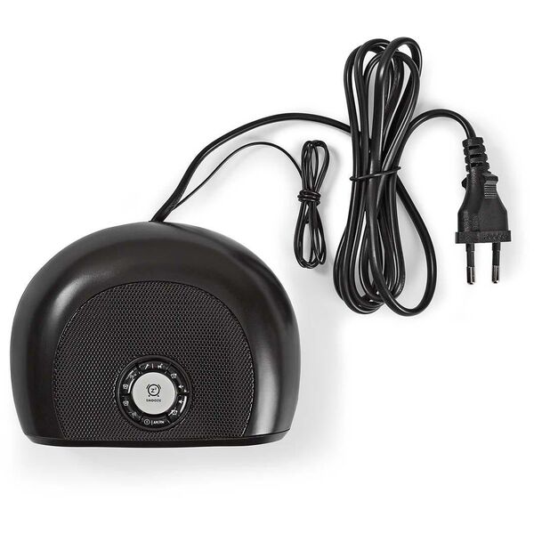 Radiobudzik Nedis CLAR001BK LED projekcja 2x budzik FM Czarny