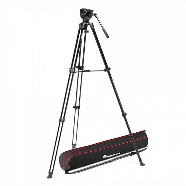 Manfrotto tripod set MVK500XAM 500X & Twin Leg Video Alu Kit
