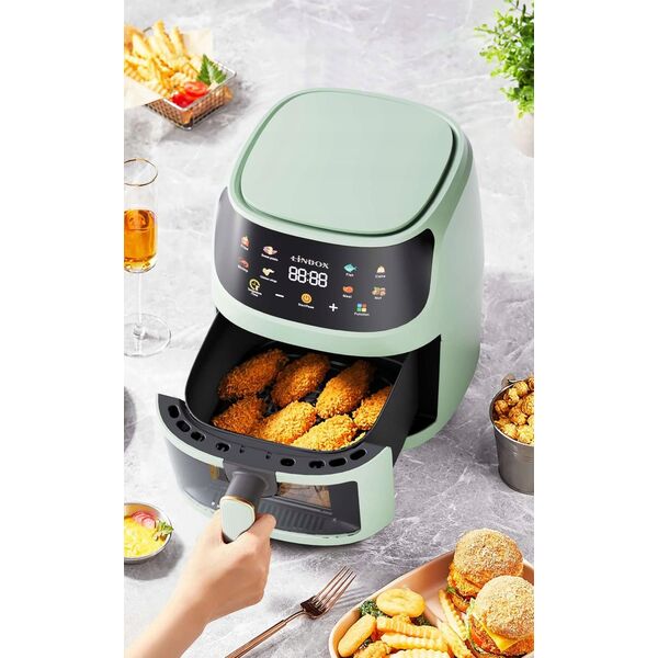 Frytkownica beztłuszczowa 5502 Linbox zielona