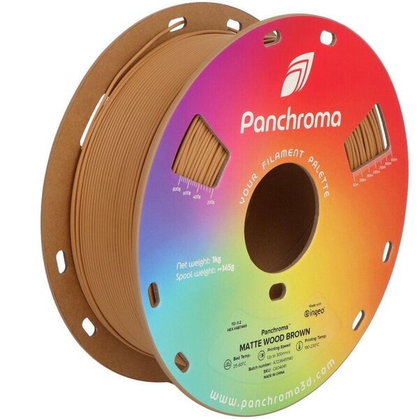 Filament Polymaker Panchroma PLA 1,75mm, 1kg - Wood Brown}