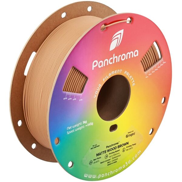 Filament Polymaker Panchroma PLA 1,75mm, 1kg - Wood Brown}