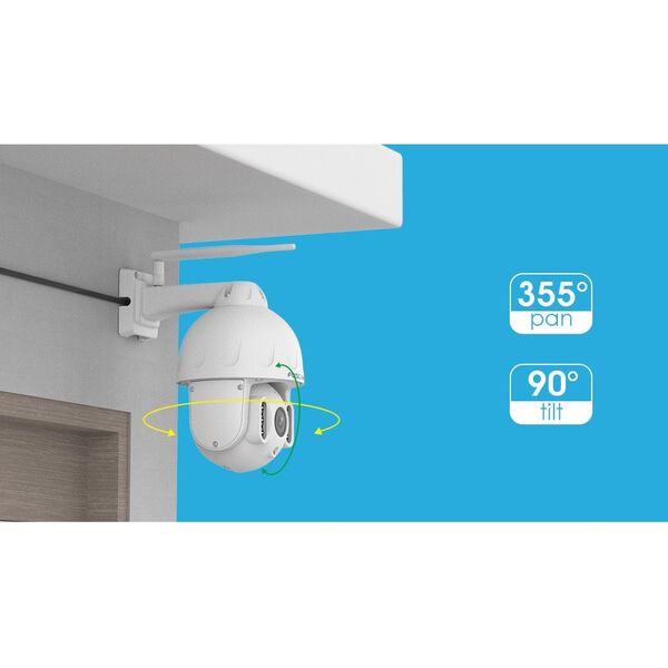 Obrotowa Kamera IP Foscam SD8P Biała 8 MPIX WiFi Biała
