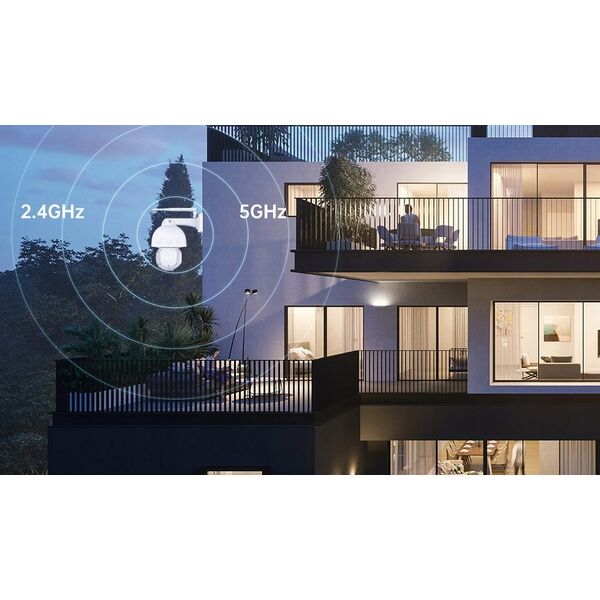 Obrotowa Kamera IP Foscam SD8P Biała 8 MPIX WiFi Biała