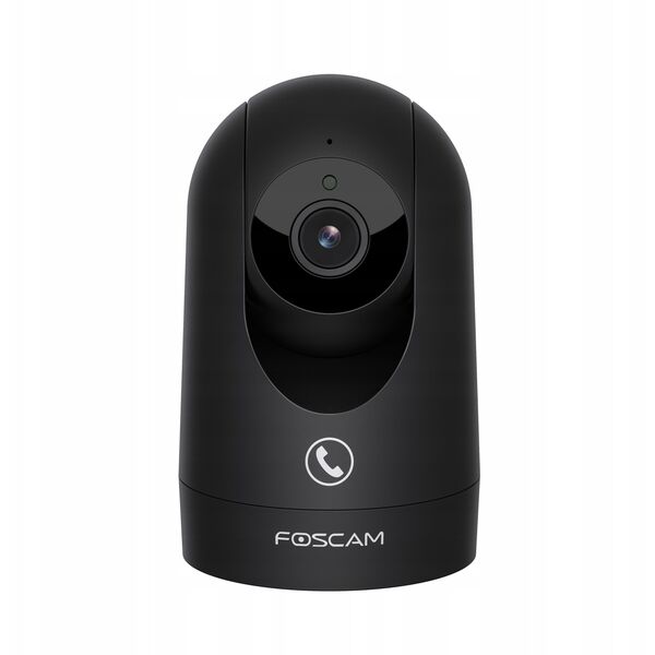 Obrotowa Kamera Foscam WiFi R8M 8MP Radar mikrofalowy Czarna