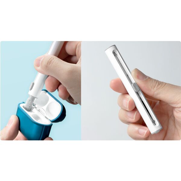 LAUT KLEAN White Earbuds and mobile device cleaning pen